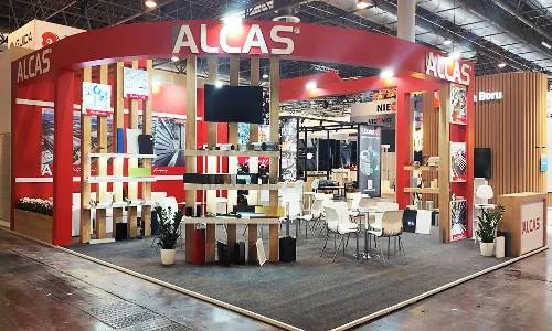 Alcas Aluminium exhibition stand in Dusseldorf