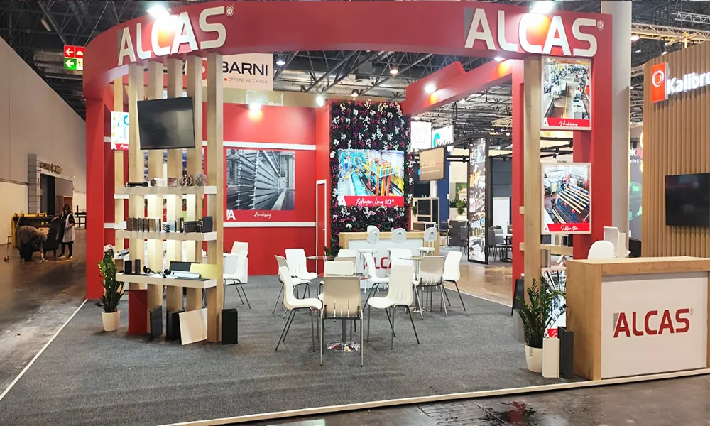 Alcas Aluminium Messestand Düsseldorf 2024