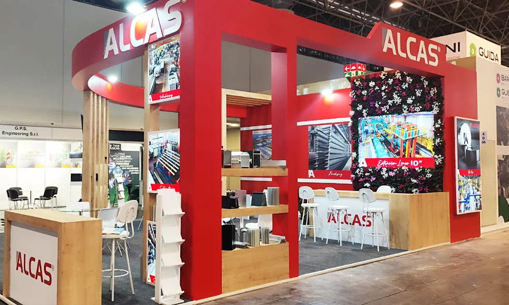 Alcas Aluminium exhibition stand in Dusseldorf