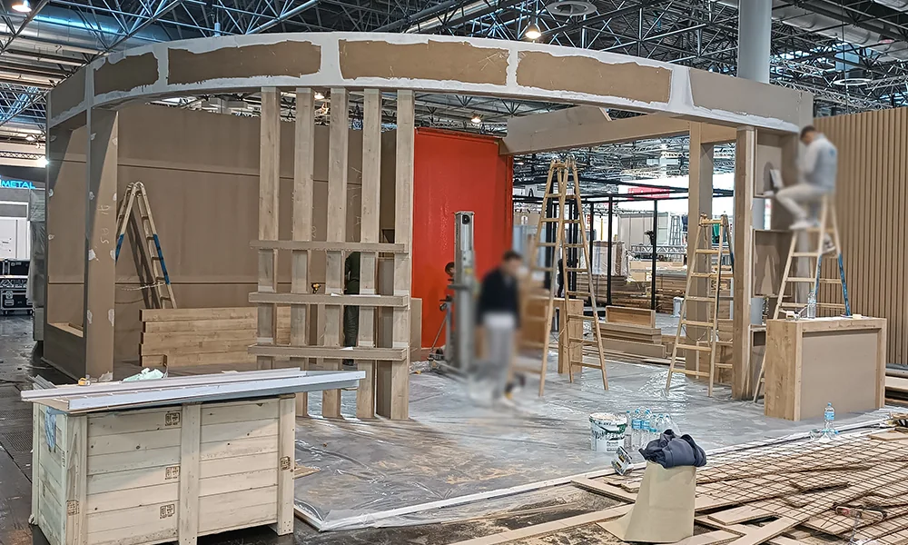 Alcas Aluminium exhibition stand in Dusseldorf