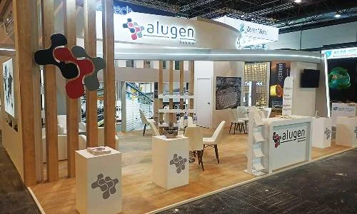 Alugen Aluminium exhibition stand in Dusseldorf