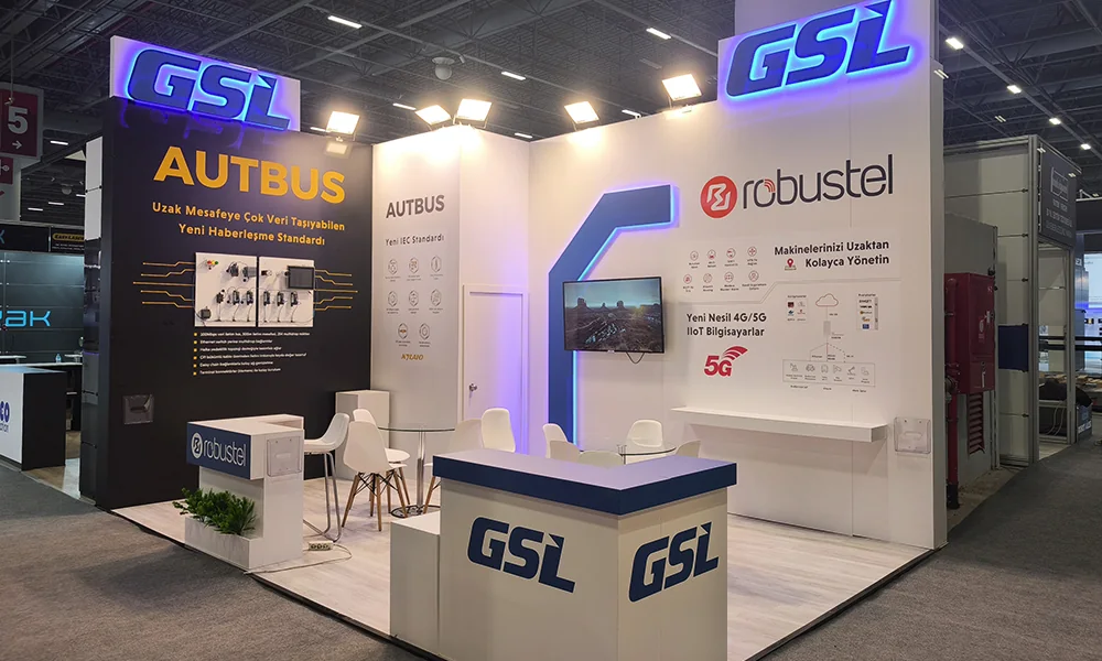 GSL Engineering exhibition stand
