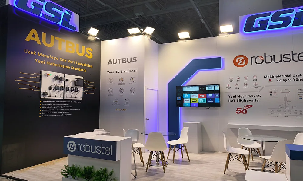 GSL Engineering exhibition stand