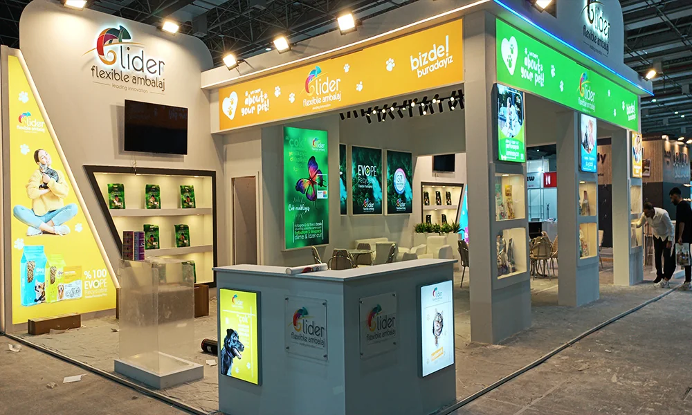 Lidersan Packaging stand at Pet Izmir