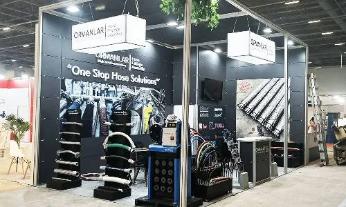 Ormanlar Hose exhibition stand at Turkchem