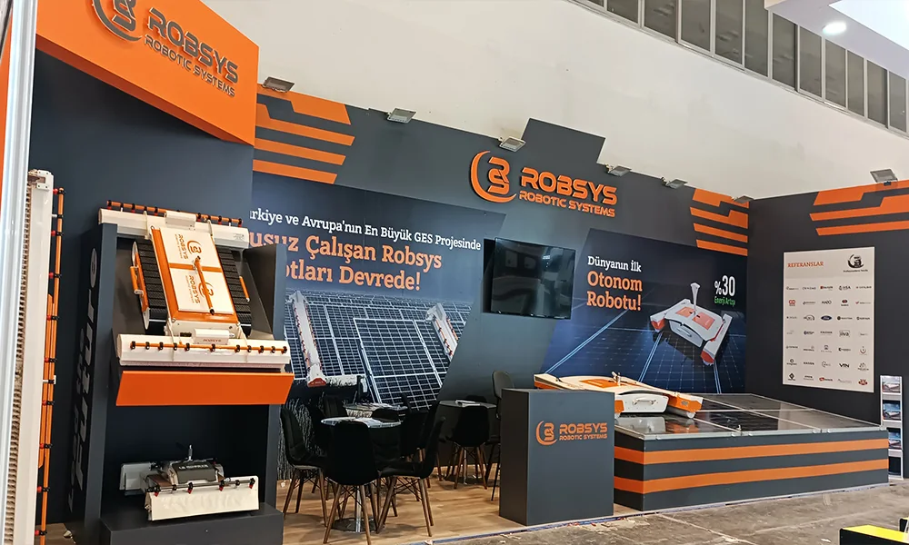 ROBSYS exhibition stand at Solar Storage
