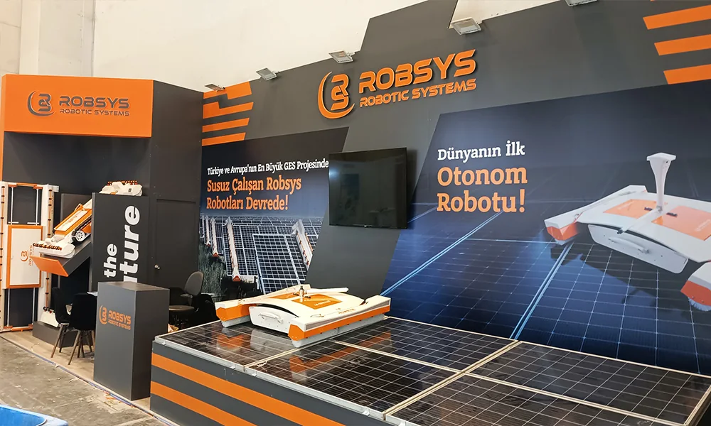 ROBSYS exhibition stand at Solar Storage