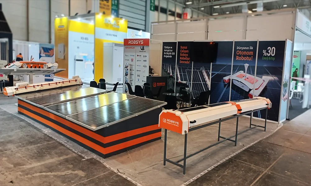ROBSYS exhibition stand at Solar Storage
