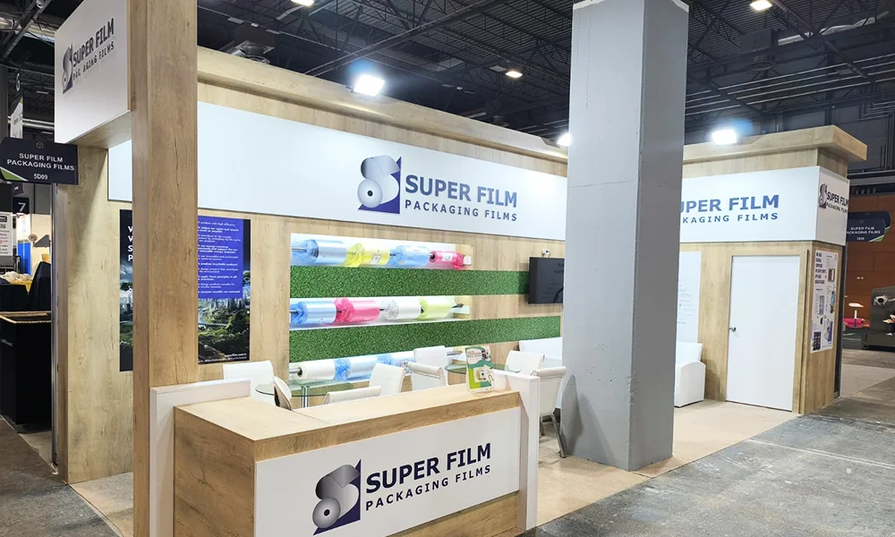 Super Film exhibition stand at EMPACK Madrid