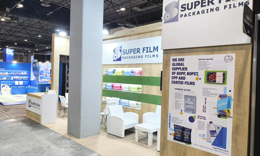 Super Film exhibition stand at EMPACK Madrid